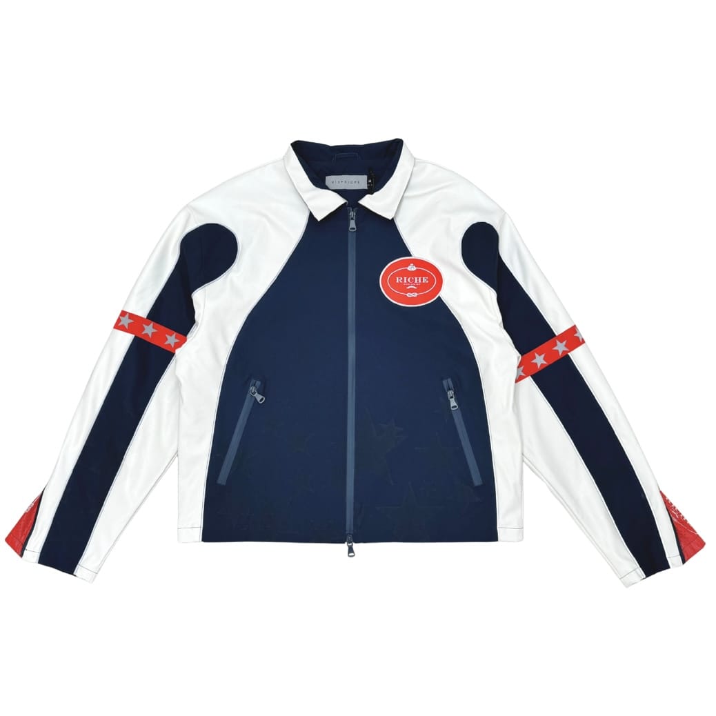 Vie Riche Star Studded Nylon Jacket & Pants Set (Navy) VR1850/VR1851-NVY