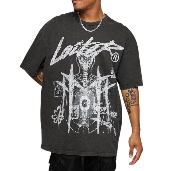 Loiter Firing Range Vintage Tee (Black Wash)