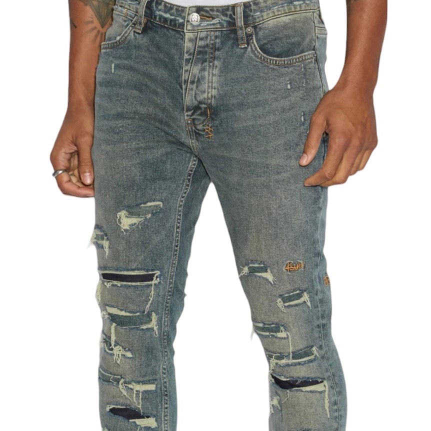 Ksubi Van Winkle Klassik Tinted Denim (Vintage Blue Wash) MPF24DJ007