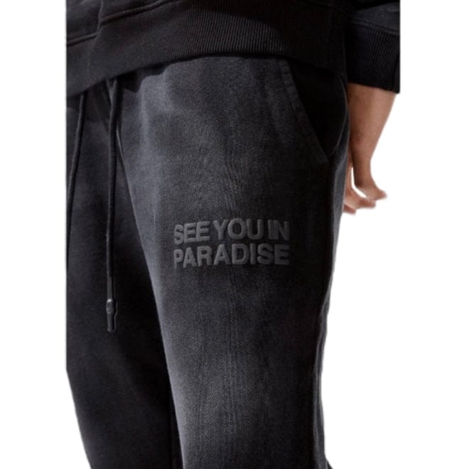 Jordan Craig Paradise Washed Stacked Sweatpants (Vintage Black) 9117L