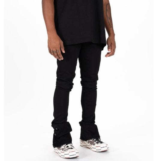 Pheelings "Emotionally Driven" Flare Stack Denim (Jet Black)