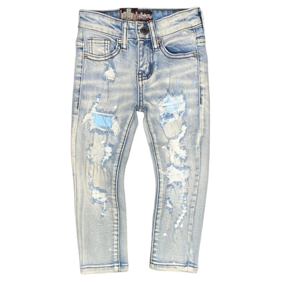 DenimiCity Stacked Trim Denim (Light Blue) DNM-K080S