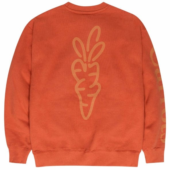 Carrots Wordmark Crewneck Sweatshirt (Orange)