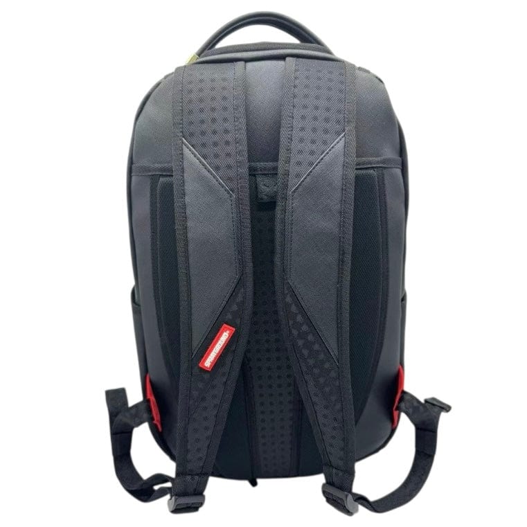 Sprayground Black Removable Eyes DLXSV Backpack