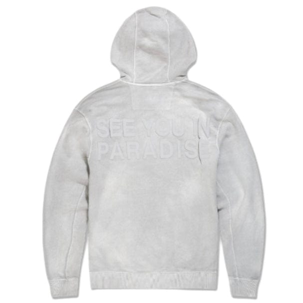 Jordan Craig Paradise Washed Pullover Hoodie (Light Grey) 9117H
