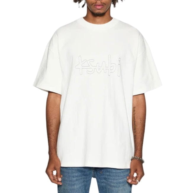 Ksubi Stitched Up Ekcess Tee (Vintage White) MFA24TE020