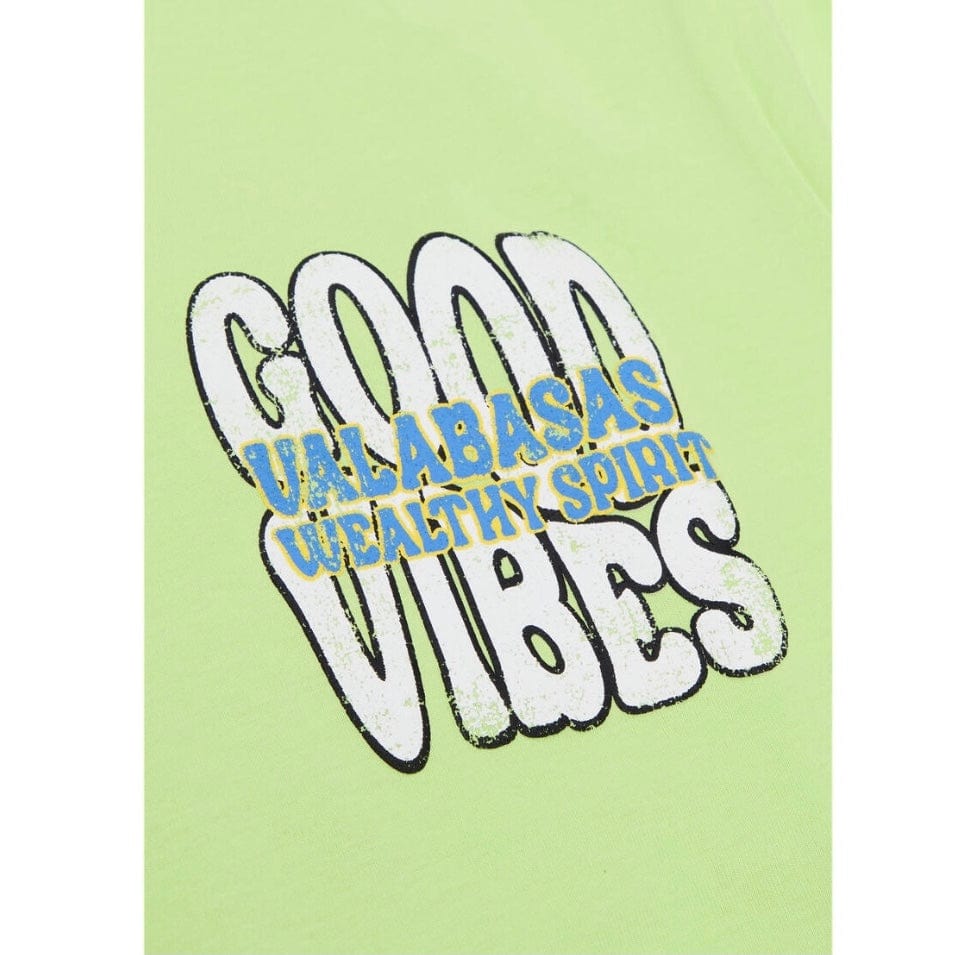 Valabasas Wealthy Spirit Vintage Tee (Vintage Lime) VLBS90063