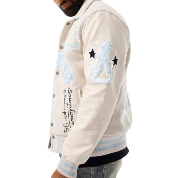 Jordan Craig Pioneers Varsity Jacket (Cream) 91650