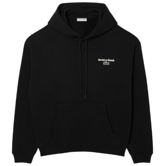 Lacoste Multi Print Fleece Hoodie (Black) SH5947-51