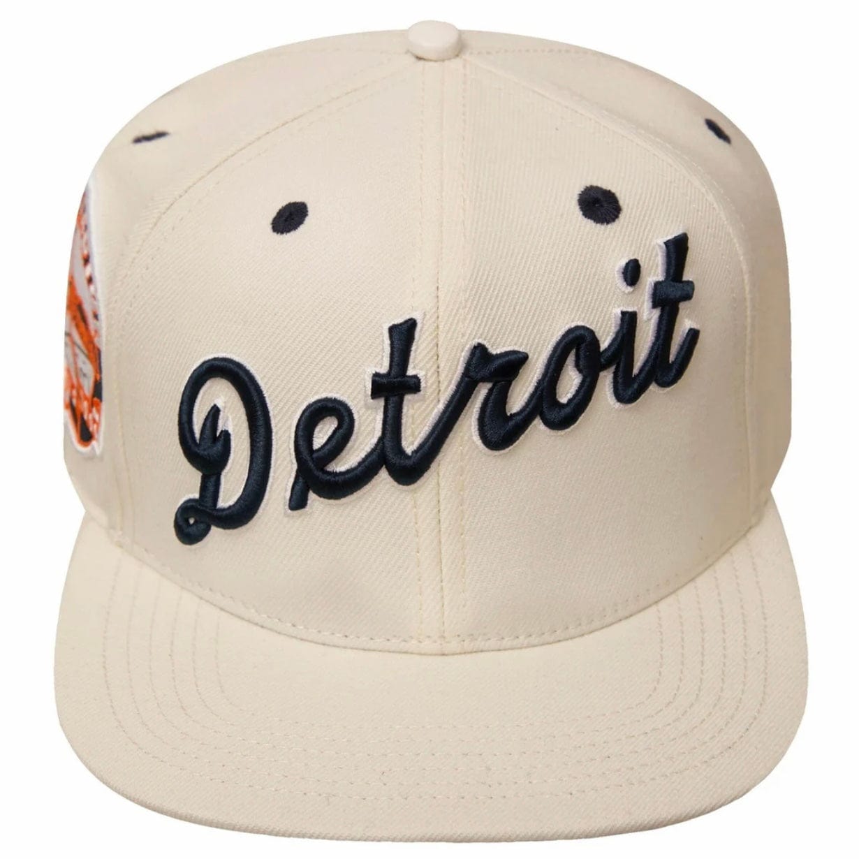 Pro Standard Detroit Tigers Retro Classic Wordmark Snapback (Eggshell)