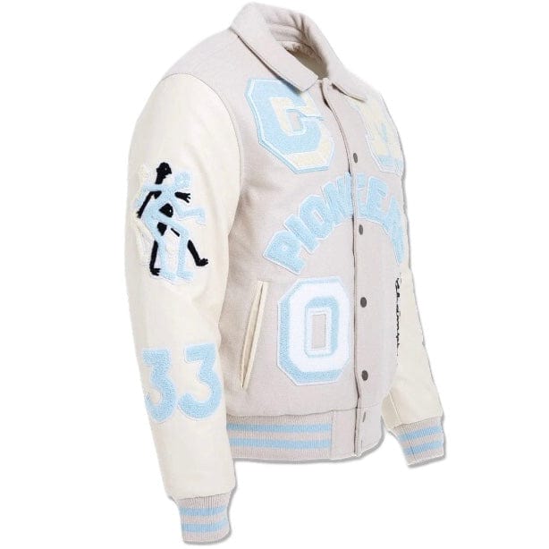 Jordan Craig Pioneers Varsity Jacket (Cream) 91650