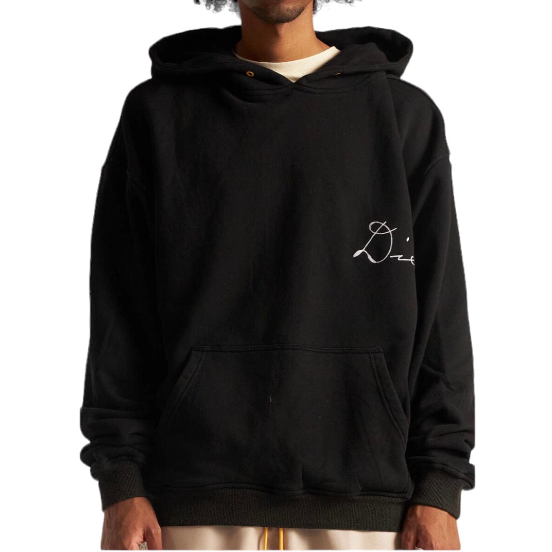 Diet Starts Monday Chainstitch Hoodie (Vintage Black) DSM-SPR24-022