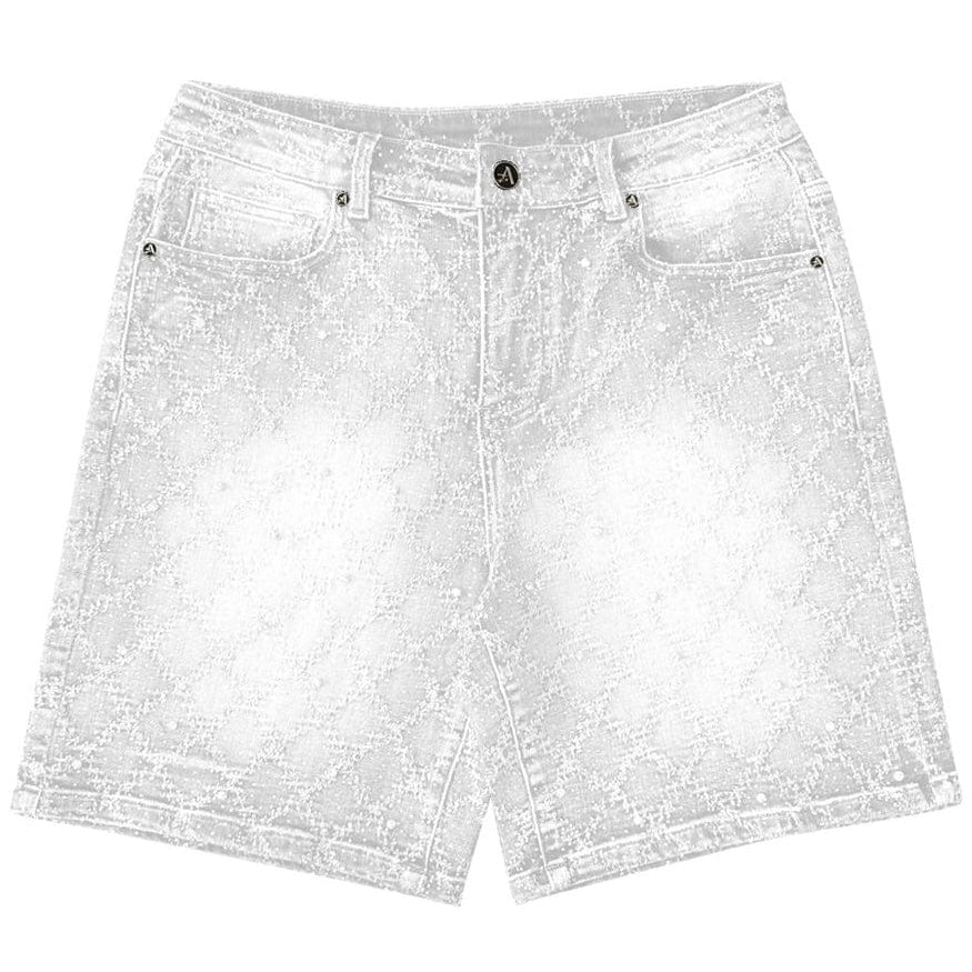 Almost Someday Gemstone Denim Jorts (Cream Wash) QS2-005