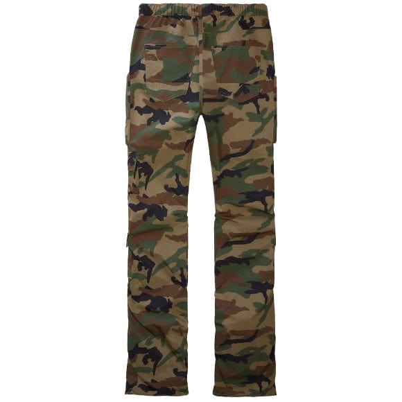 Smoke Rise Cargo Stacked Windbreaker Utility Pants (Wood Camo) WP23586