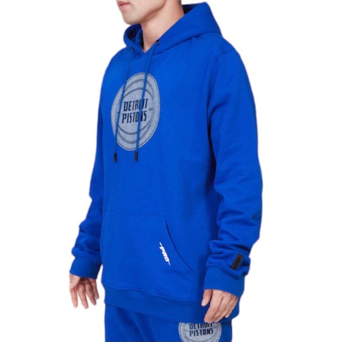 Pro Standard Detroit Pistons Varsity Blues Fleece Hoodie (Royal Blue)