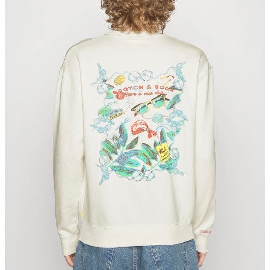 Scotch & Soda Festival Aw Sweatshirt (Off White) 172993