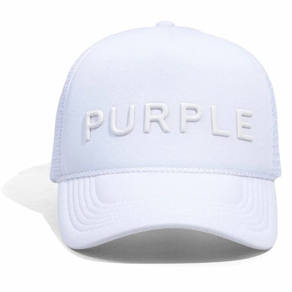 Purple Brand Silicone Foam Trucker Hat (White) P902-FTWH423