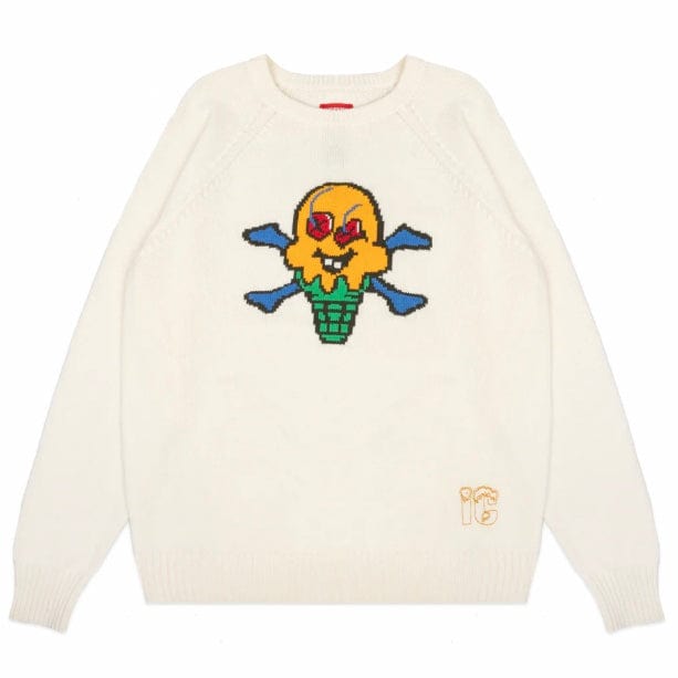 Ice Cream Cones N Bones Sweater (Whisper White) 431-7501