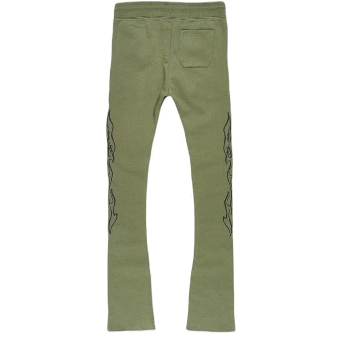 Jordan Craig Paradise Tour Stacked Sweatpants (Sage) 8241L