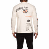 Ice Cream Style Facts Long Sleeve Knit (Antique White) 441-2303