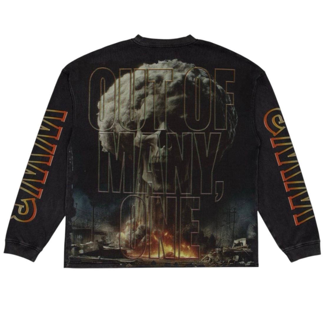 Godspeed Code Red LS T Shirt (Black Wash)