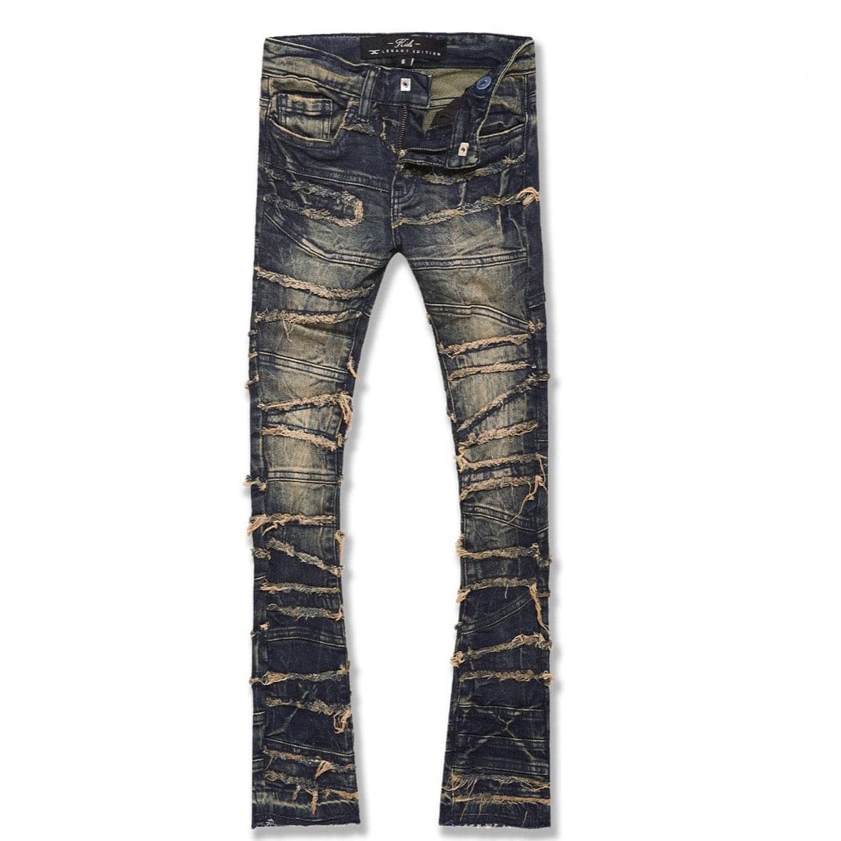 Boys Jordan Craig Stacked Elm Street Denim (Dark Vintage)