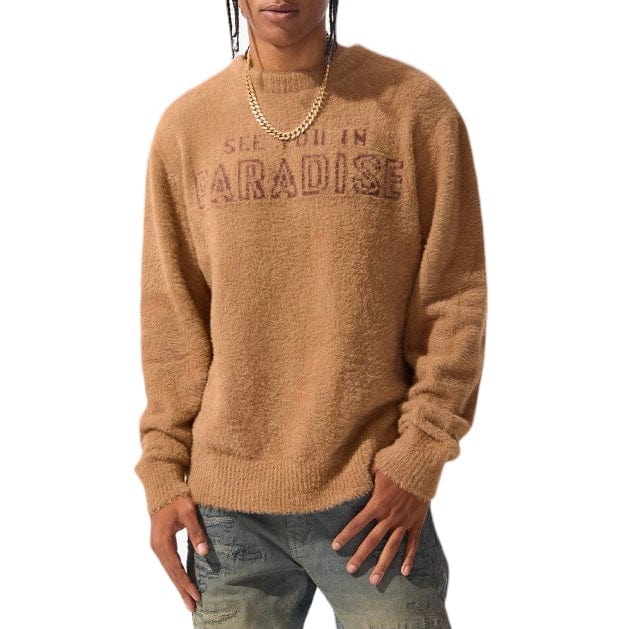 Jordan Craig Lexington Crewneck Sweater (Camel) 3979