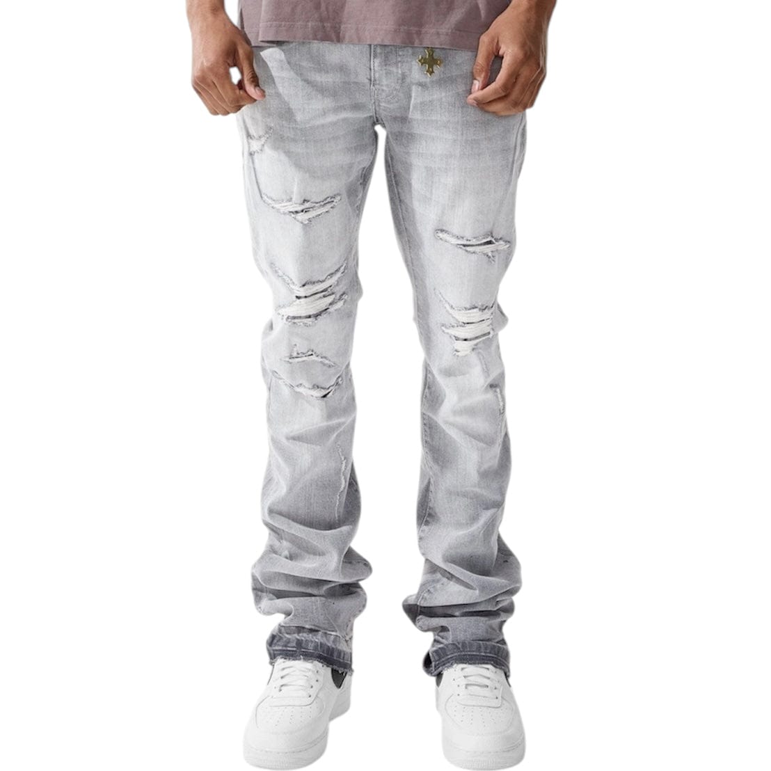 See You In Paradise Stacked Denim (Cement ) JTF2117