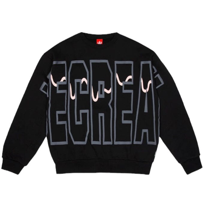 Ice Cream Pow Crew Sweatshirt (Black) 431-9303