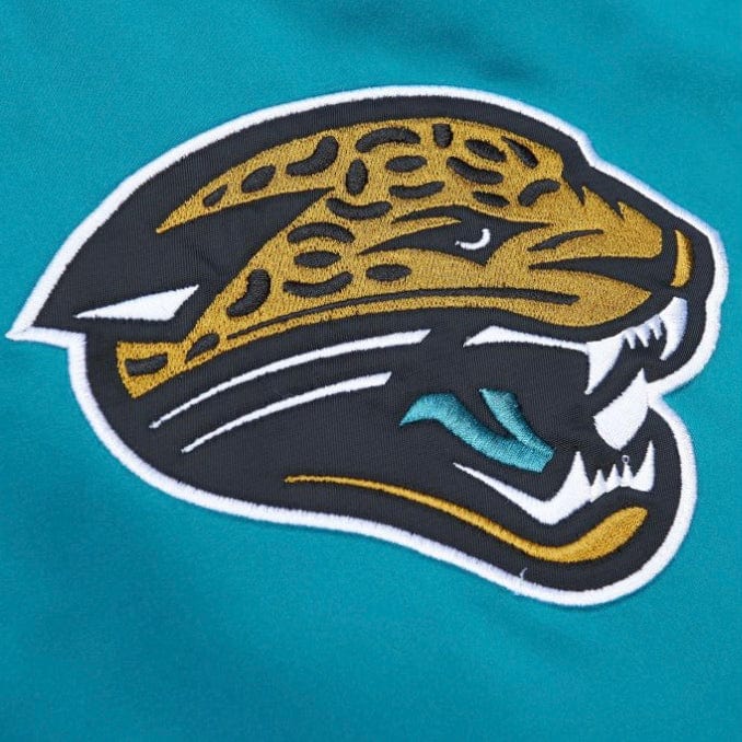 Mitchell & Ness NFL Jacksonville Jaguars Heavyweight Satin Jacket (Teal)