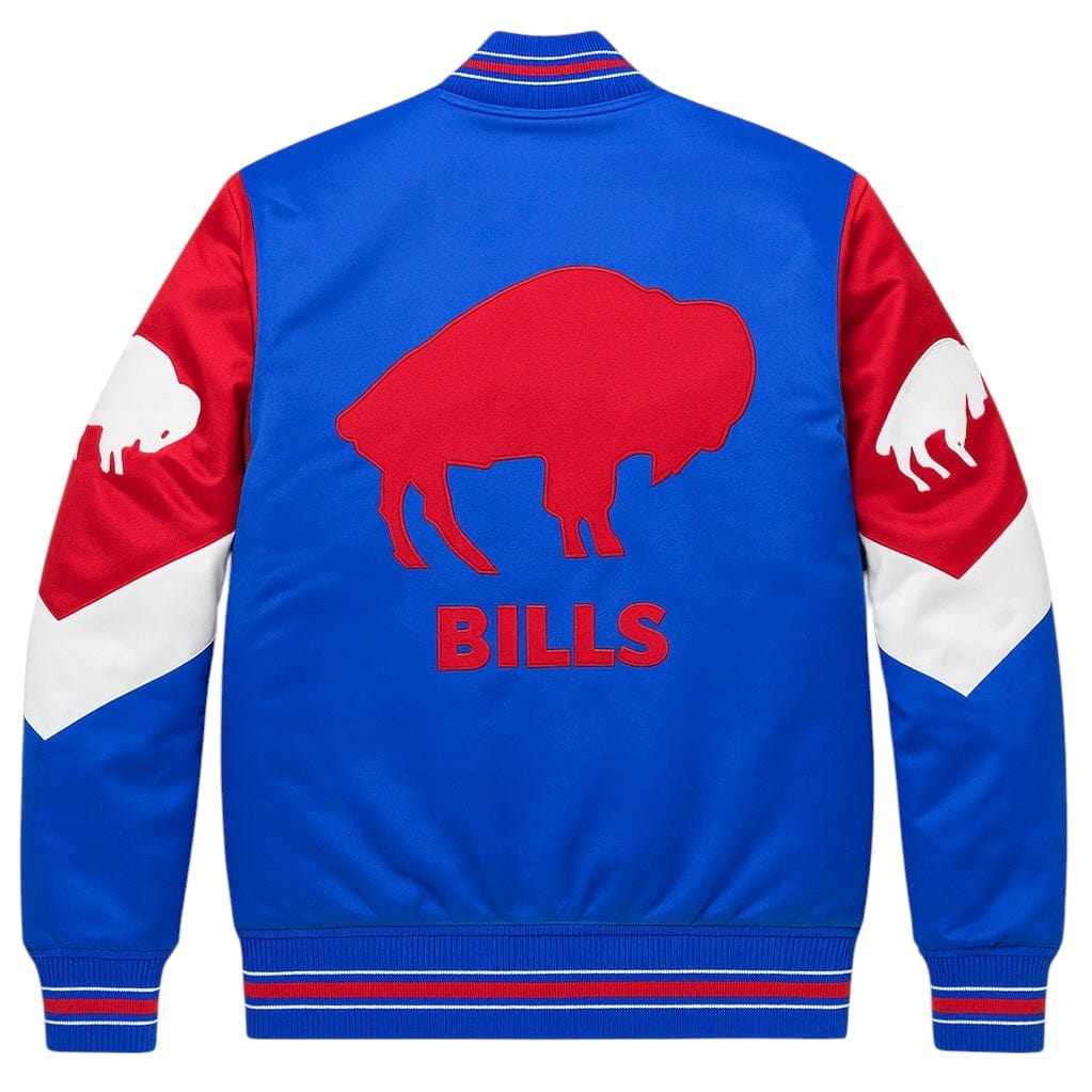 Mitchell & Ness Nfl Buffalo Bills Throw It Back Heavyweight Jacket (Royal)