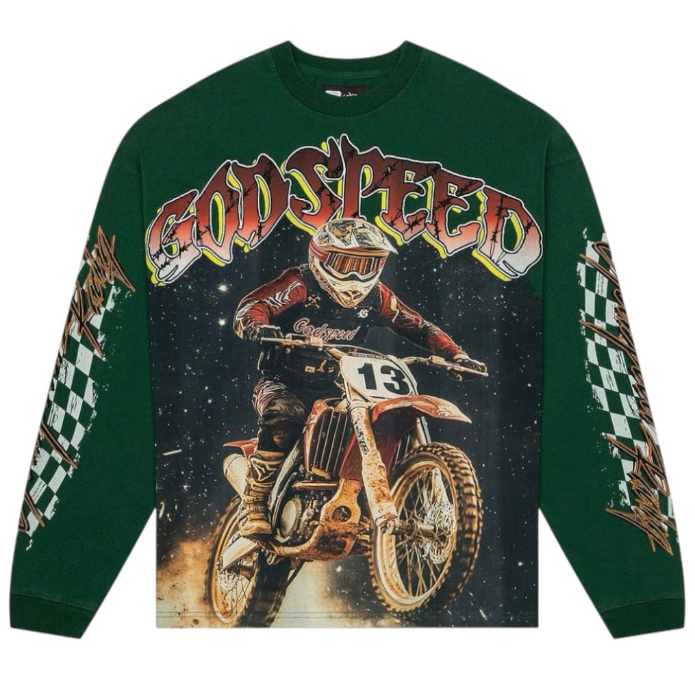 Godspeed Full Throttle LS T-Shirt (Green)