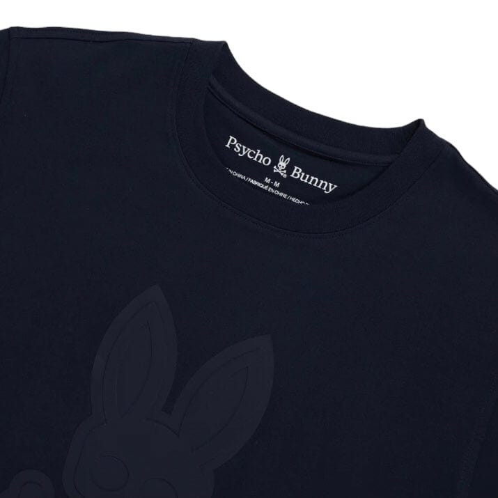 Psycho Bunny Damon Graphic Tee (Navy) B6U900Y1PC