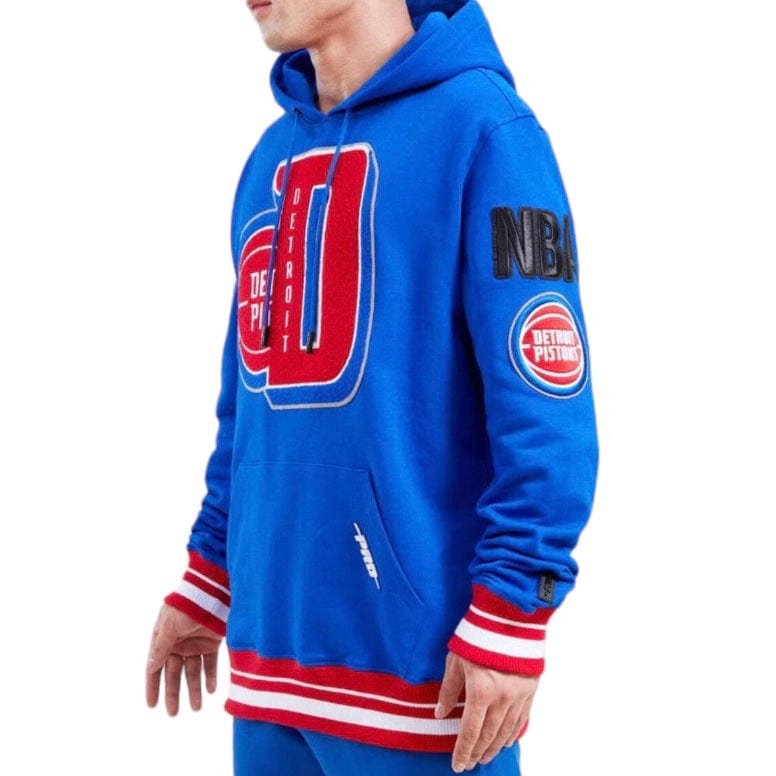 Pro Standard Detroit Pistons Mash Up Hoodie (Royal Blue) BDP554178-RYB