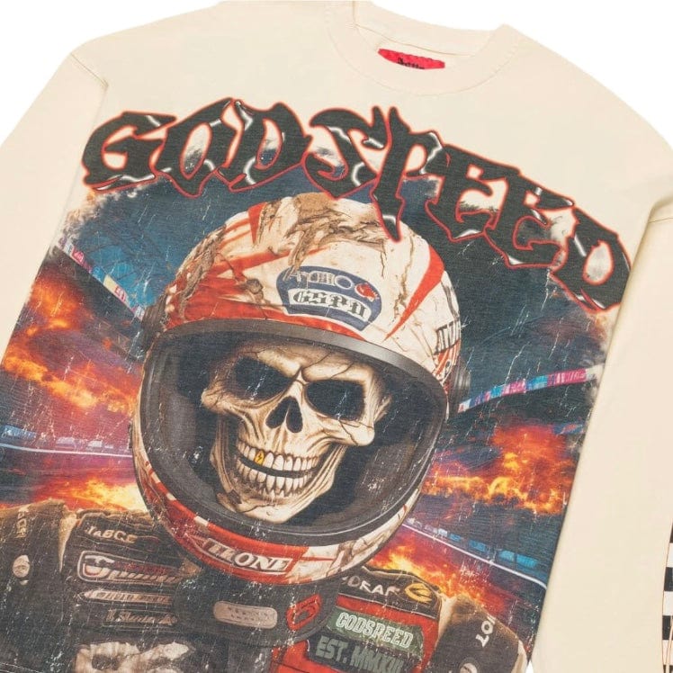 Godspeed Racer Goldie LS T-Shirt (Bone)