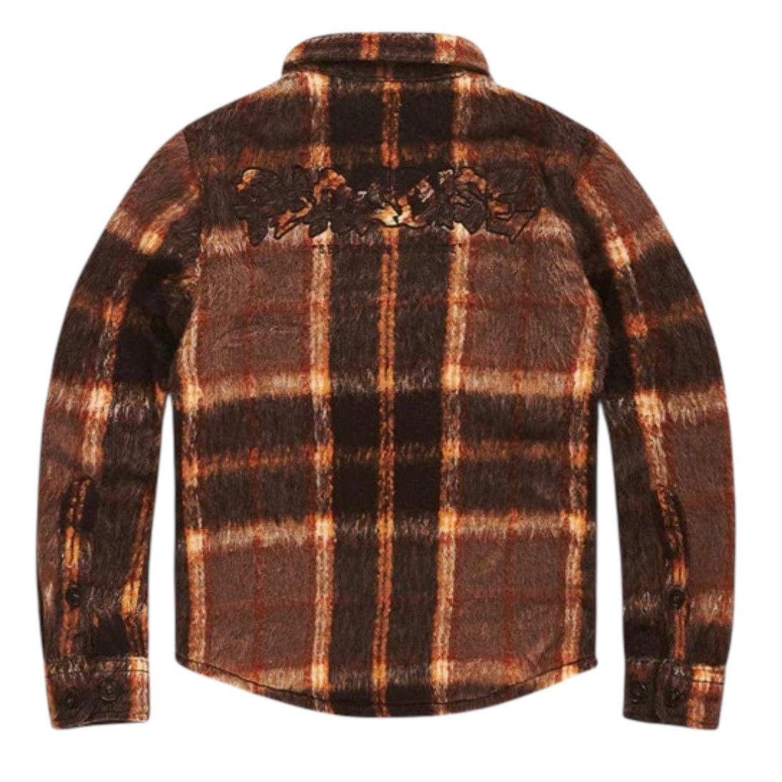 Boys Jordan Craig Vandal Flannel Shacket (Brown) 2562B