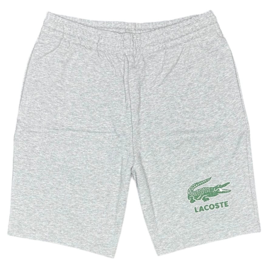 Lacoste Croc Print Fleece Short (Grey Chine) GH0528-51