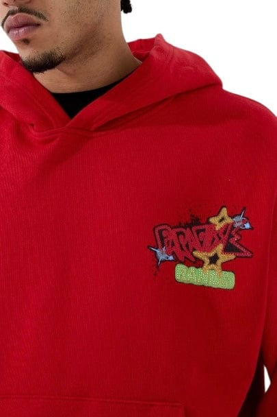 See You In Paradise Ranch Pullover Hoodie (Red) 8263H