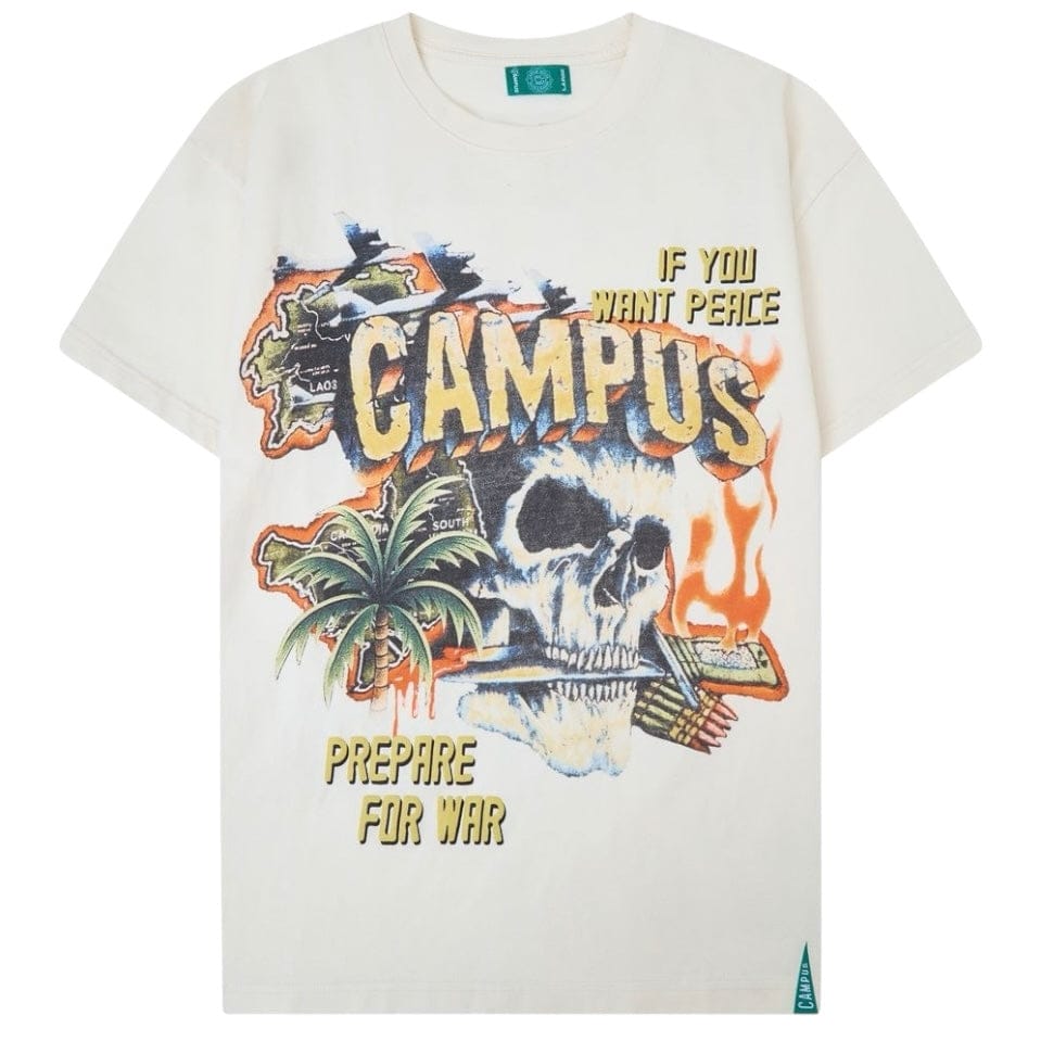 Campus Goods Peacekeeper Tee (Cream) CG-H25-040
