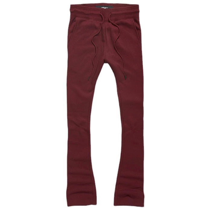 Boys Jordan Craig Uptown Stacked Sweatpants (Wine) 8860LB