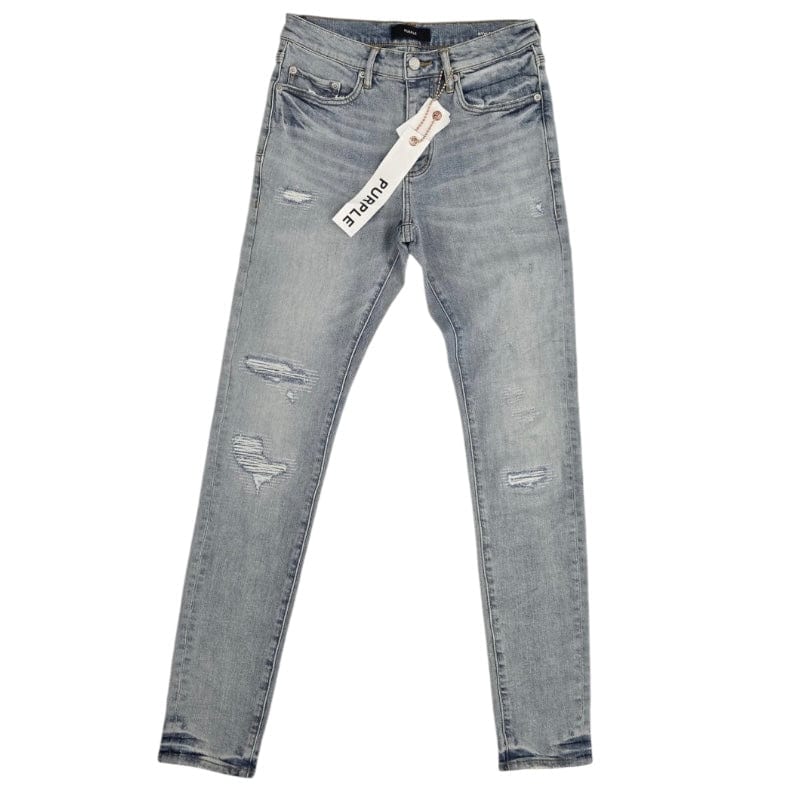 Purple Brand Skinny Klvu Repair Denim Jean (Light Indigo) P001-KVRL425