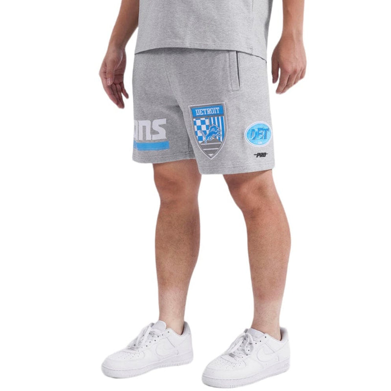 Pro Standard Detroit Lions Fast Lane Fleece Short (Heather Grey)