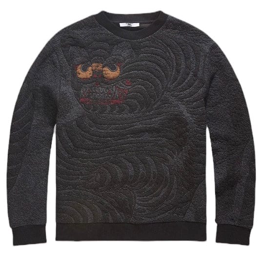 Jordan Craig Silk Road Crewneck Sweater (Black Dragon) 3974