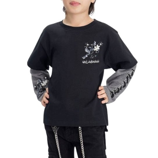 Kids Valabasas Inheritance Tee (Black) VPLAY-VSL1-1017