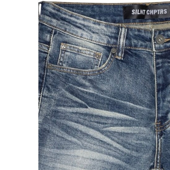 Silnt Chptrs Skinny Denim (Dark Blue Wash) SC-J1-003