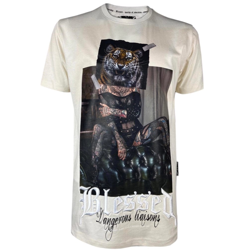 Blessed Dangerous Liaison Stone T Shirt (Stone)