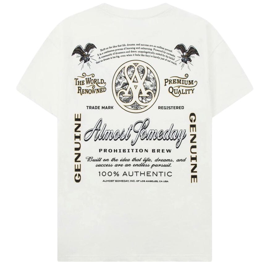 Almost Someday Prohibition Tee (Cream) AS-F2-14