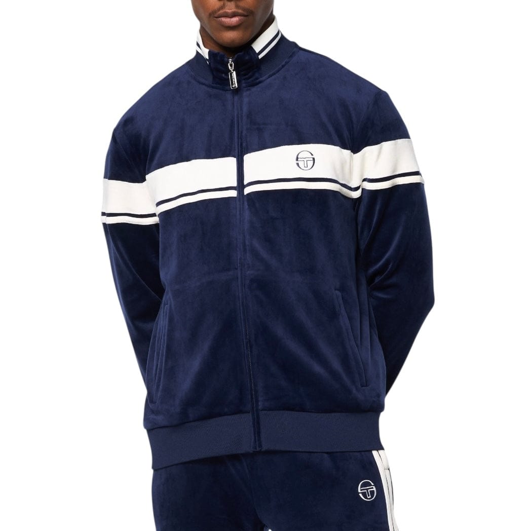 Sergio Tacchini Damarindo Velour Track Set (Maritime Blue)