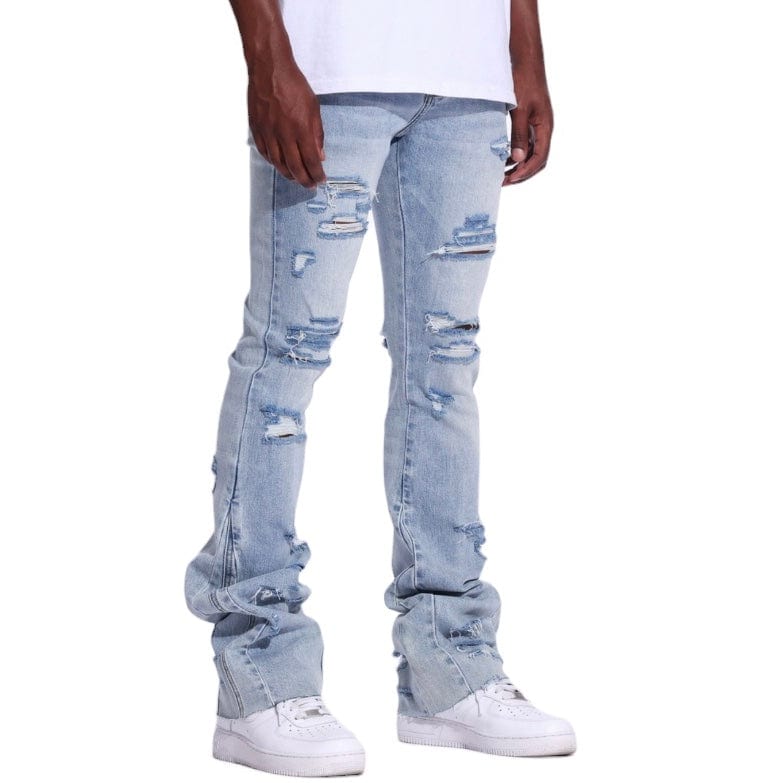 Crysp Arch Flare Denim (Light Distress) CRYSP25-117