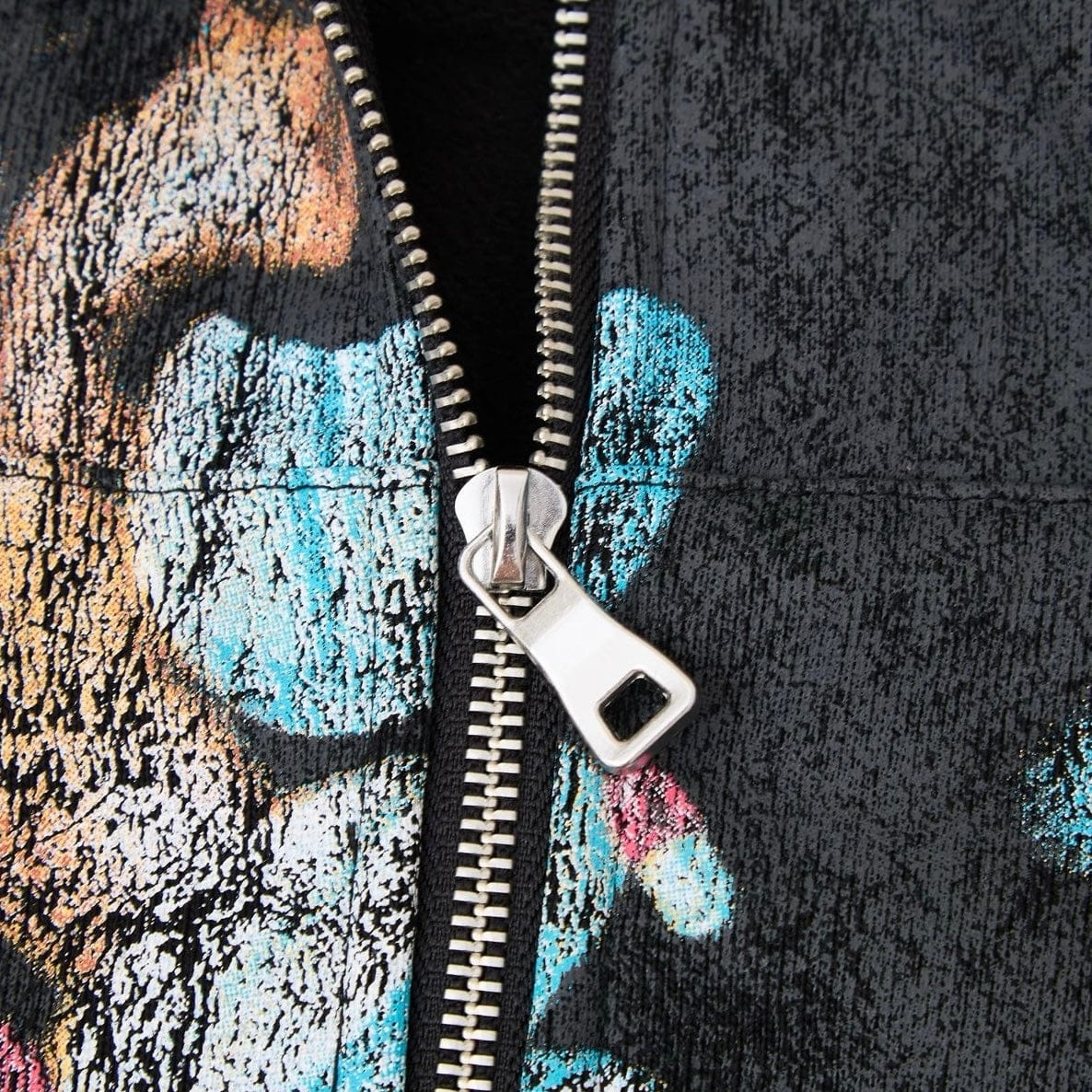 Campus Goods Bitter Dose Zip Up Hoodie (Black) CG-H25-005